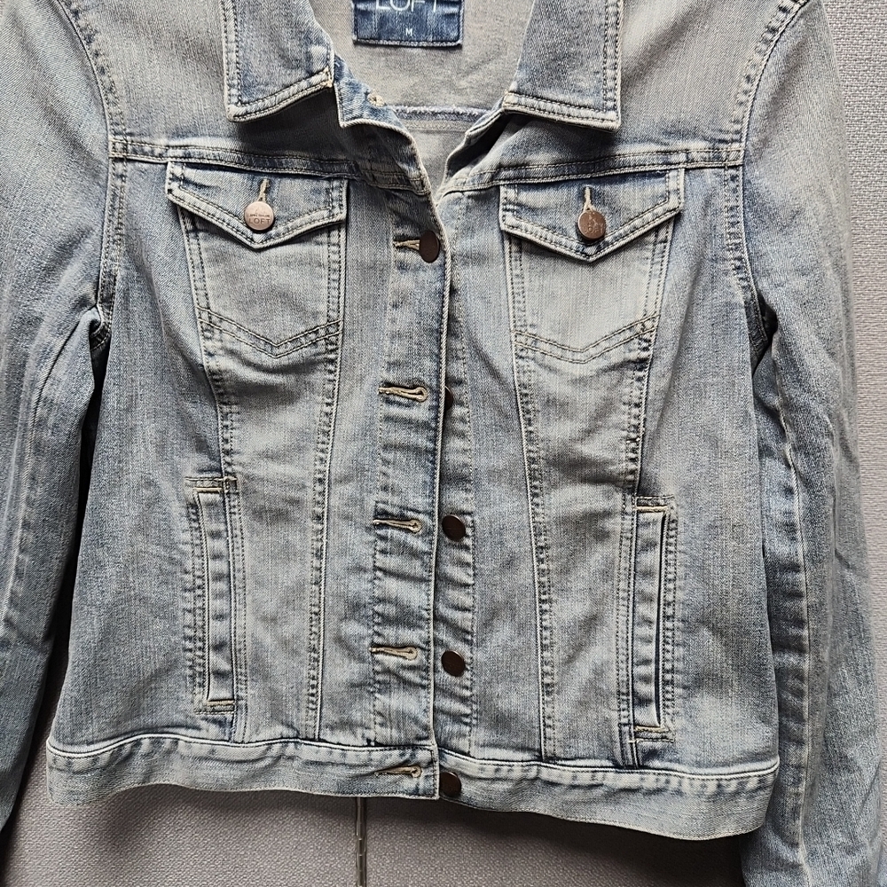 LOFT Light Blue Jean Jacket